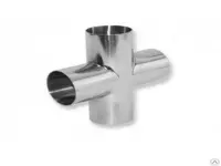  Крест нержавеющий D1= 10-306 мм  D2= 2 мм  Марка: AISI 304; DIN 11852...  Способ прис.: под приварку… - 