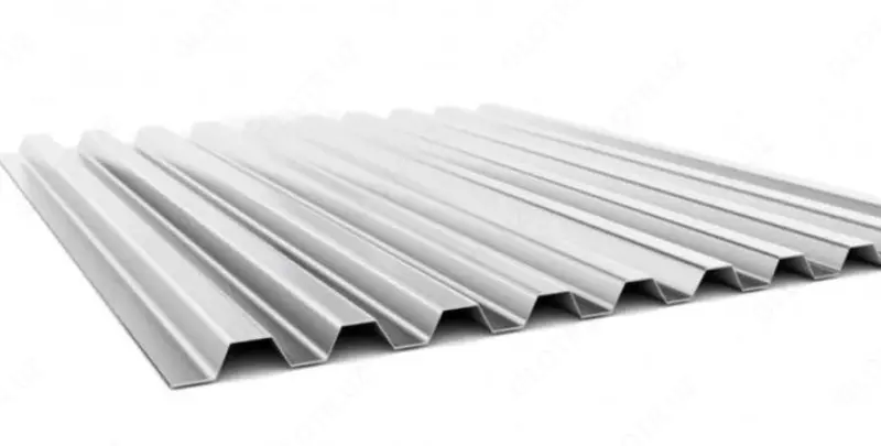 Профнастил нержавеющий s= 0 4-0 9 мм  Раскрой: 0.902х12; 1.06х12; 1.047х12… мм  Марка: AISI 304; AISI 316L…