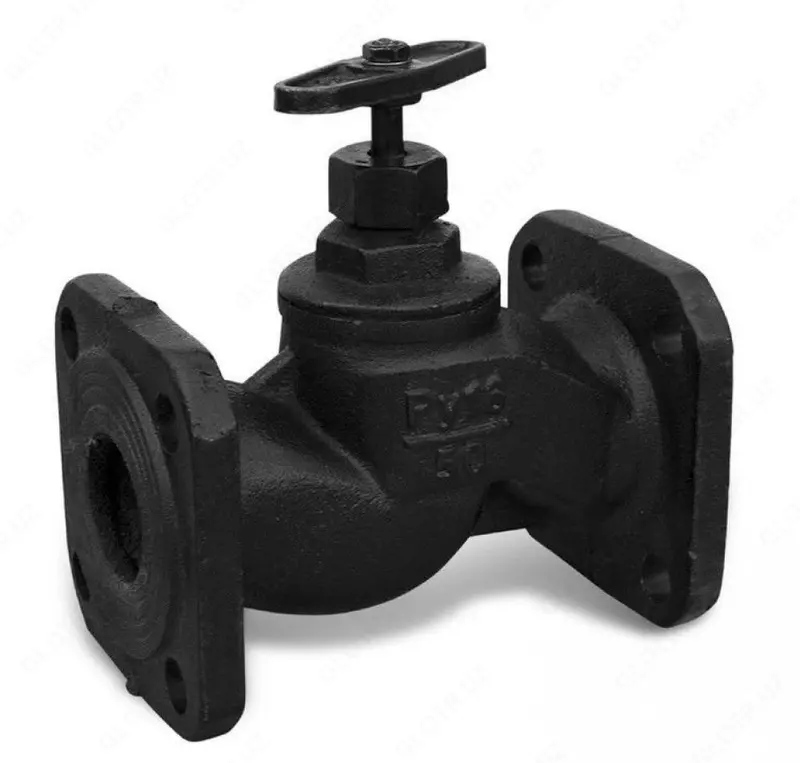  Клапан чугунный D= 6-1200 мм  Вид: прямой; угловой; обратный...  Давление: Ру16; Ру25; Ру10... - 