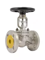 Valf korroziyaga chidamli D= 2-600 mm  Turi: qaytish; disk; deklanşör ...  Bosim: Ru40; Ru90; Ru16...