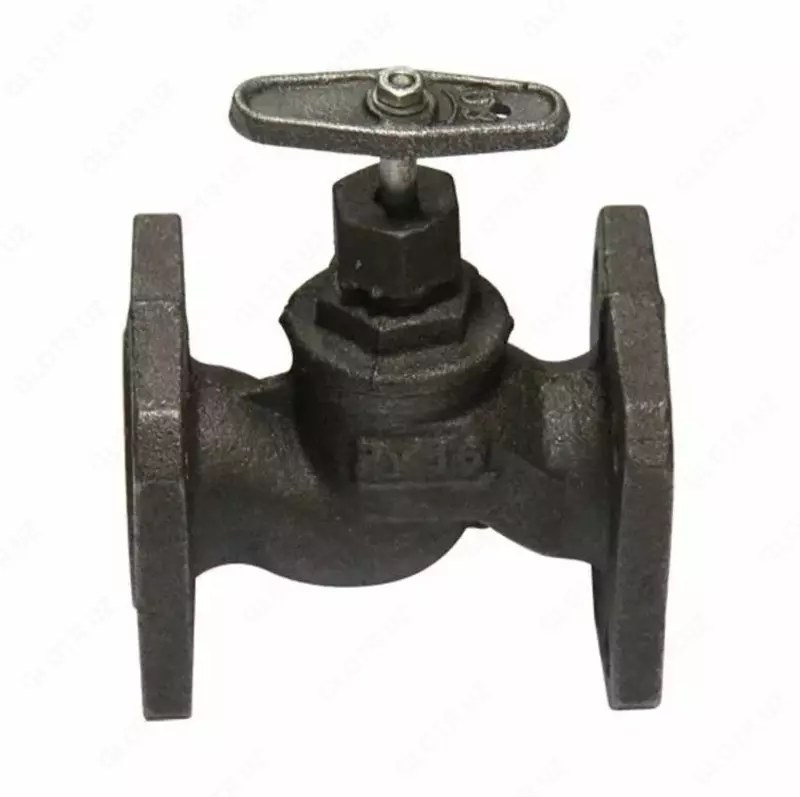 Вентиль чугунный - клапан запорный D= 1-300 мм  Маркировка: 15кч19п; 15кч18п; 15кч16п1...