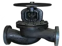  Вентиль чугунный - клапан запорный D= 1-300 мм  Маркировка: 15кч19п; 15кч18п; 15кч16п1... - 