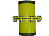 Izolyatsiya qiluvchi gardish aloqasi D= 20-500 mm  Bosim: Ru10; Ru16; PN25...  Turi: bir qismli