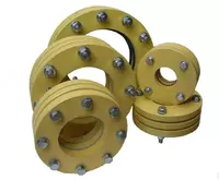  Izolyatsiya qiluvchi gardish aloqasi D= 20-500 mm  Bosim: Ru10; Ru16; PN25...  Turi: bir qismli - 