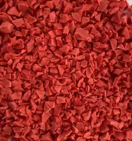 Резиновая крошка  Фракция: 0 1-15 мм  Цвет: бирюзовый; желтый; изумрудный; коричневый; красный...