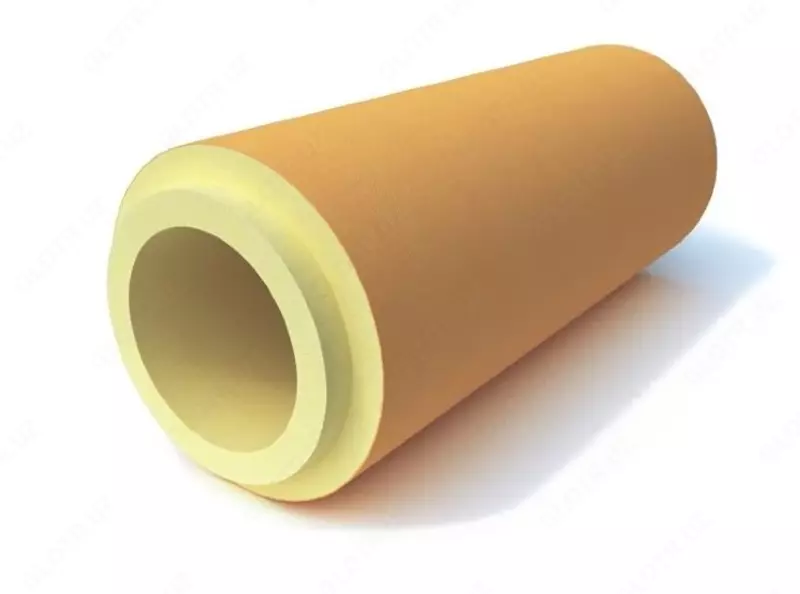  Теплоизоляция скорлупа для труб; тройников; отводов  Размер: 18-1420 мм  D= 8-1020 мм - 