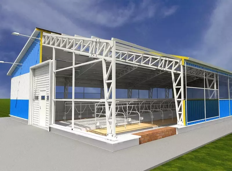 Монтаж и Установка Металлоконструкции и Сэндвич панелей Построим Ангар Завод Теплицу и многое другое! - 131 036.2 сум