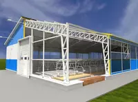 Монтаж и Установка Металлоконструкции и Сэндвич панелей Построим Ангар Завод Теплицу и многое другое! - 131 036.2 сум