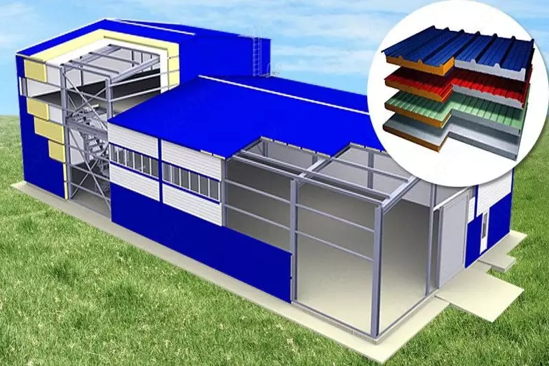 Монтаж и Установка Металлоконструкции и Сэндвич панелей Построим Ангар Завод Теплицу и многое другое! - Монтаж металлоконструкций