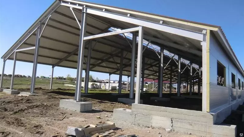 Монтаж и Установка Металлоконструкции и Сэндвич панелей Построим Ангар Завод Теплицу и многое другое! 131 036.2 сум - ROZSTROY