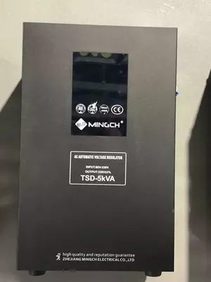 Стабилизатор напряжения 1Ф Mingch TSD-1.5 KVA black 80-250/220V