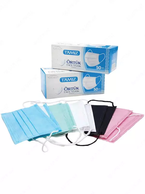 Маска медицинская трехслойная