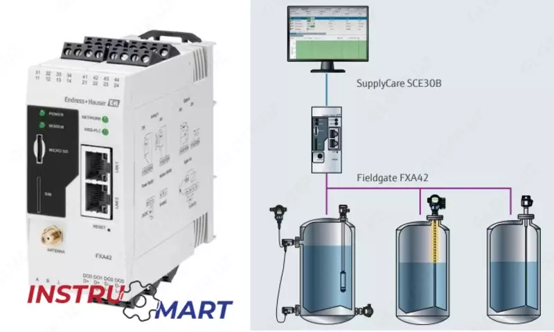 Шлюз E+H Fieldgate FXA42