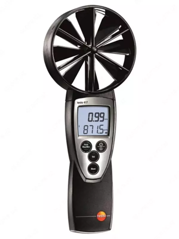 КОМПЛЕКТ TESTO 417 С НАБОРОМ ВОРОНОК И ВЫПРЯМИТЕЛЕМ ПОТОКА