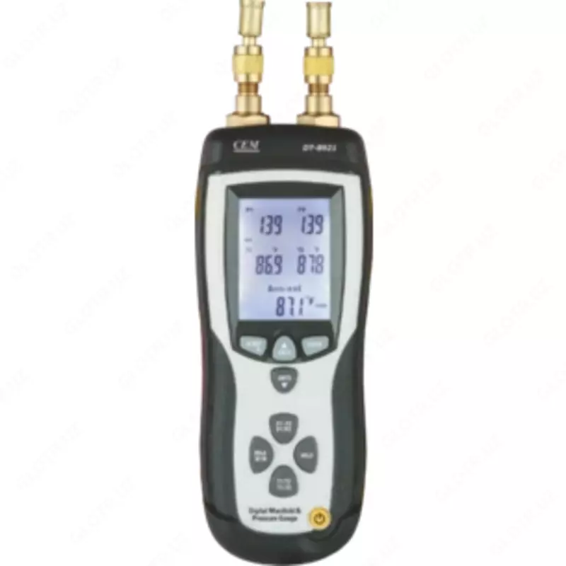 ДИФФЕРЕНЦИАЛЬНЫЙ ДВУХКАНАЛЬНЫЙ МАНОМЕТР - ТЕРМОМЕТР СЕМ DT-8921