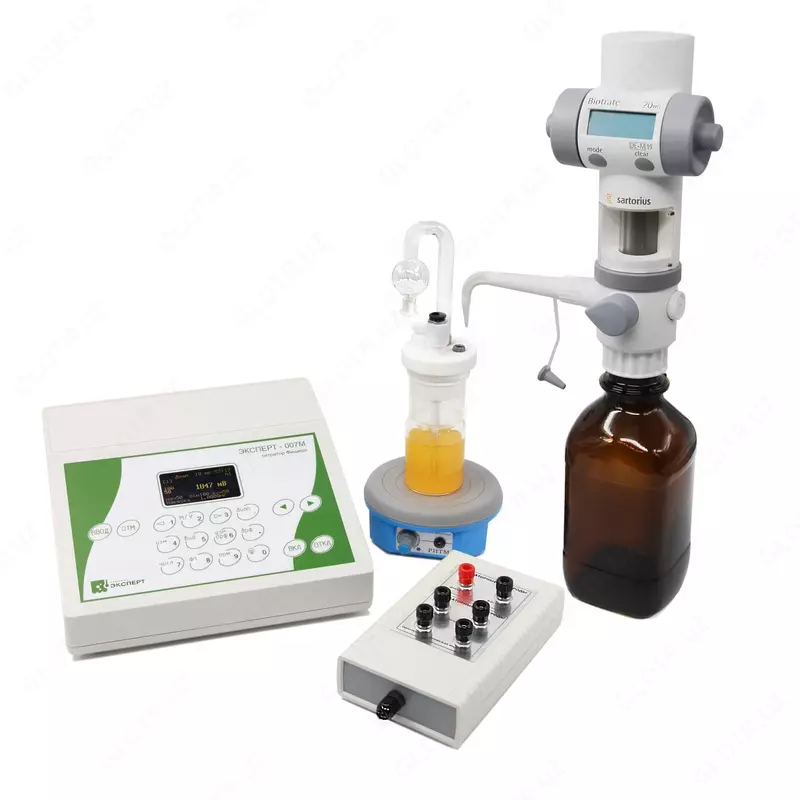 Титратор Фишера волюмометрический Эконикс-Эксперт Эксперт-007МВ (полуавтоматический  с поверкой)