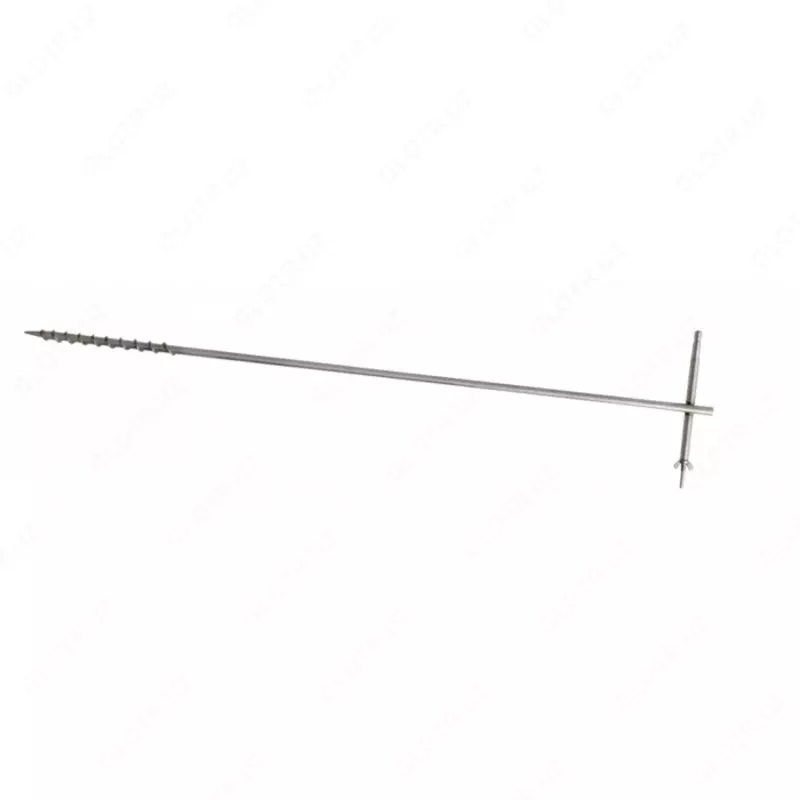 Штырь заземления 1м  винтовой  нержавеющая сталь