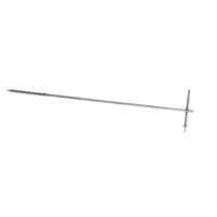 Штырь заземления 1м  винтовой  нержавеющая сталь