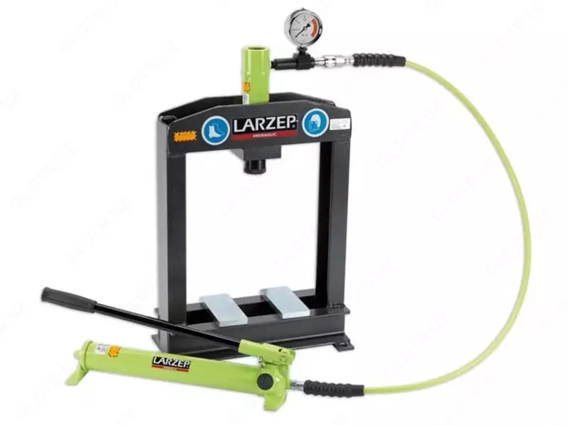 ECZ02015, 20-тонный настольный пресс с цилиндром одностороннего действия SM02315 и воздушным насосом Z12107