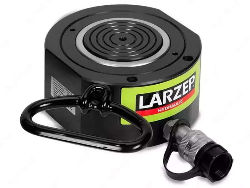 SX10016  грузоподъемность 100 тонн  ход поршня 16 мм  возврат нагрузки одностороннего действия  низкопрофильный гидравлический цилиндр