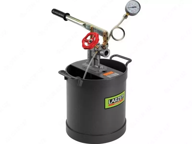 WAP0100, Ручной насос для гидротестирования, емкость масляного бака 38 литров, максимальное давление 100 бар, чугунная рама