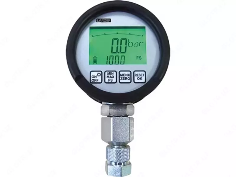 AVD10008  Цифровой манометр  лицевая панель 80 мм  заполненный глицерином  максимум 1000 бар