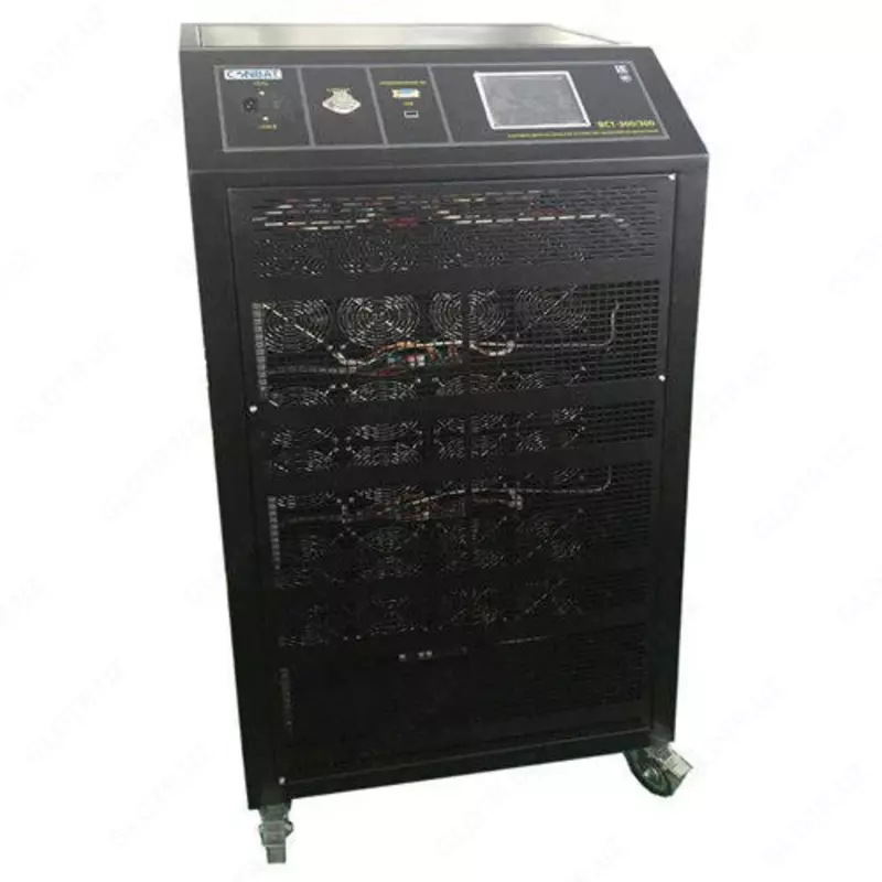 BCT-300/300 kit — комплект интеллектуального разрядно-диагностического устройства аккумуляторных батарей 95-190В/150А  190-300В/300А (30+2 датчиков в отдельном кейсе  токовые клещи 600А)