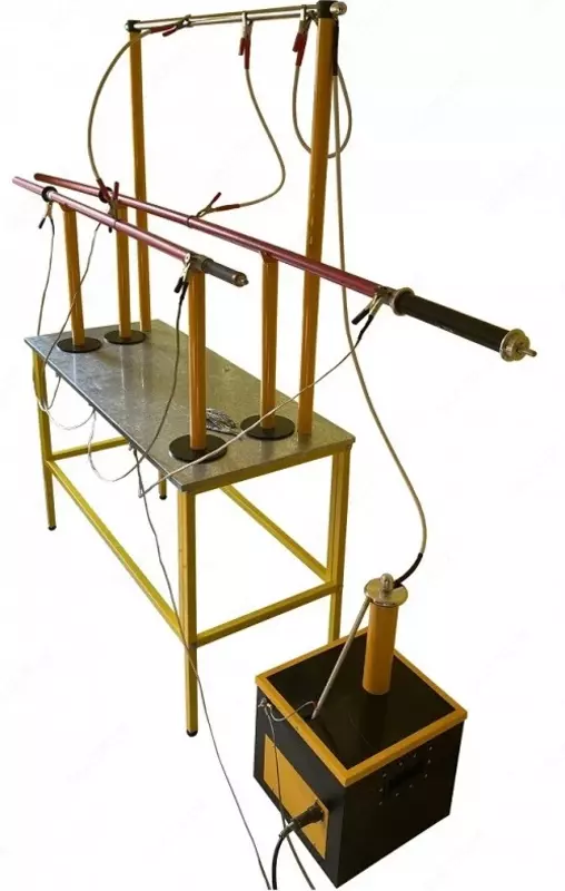 Стенд для испытания изолирующих штанг и указателей напряжения свыше 1000В