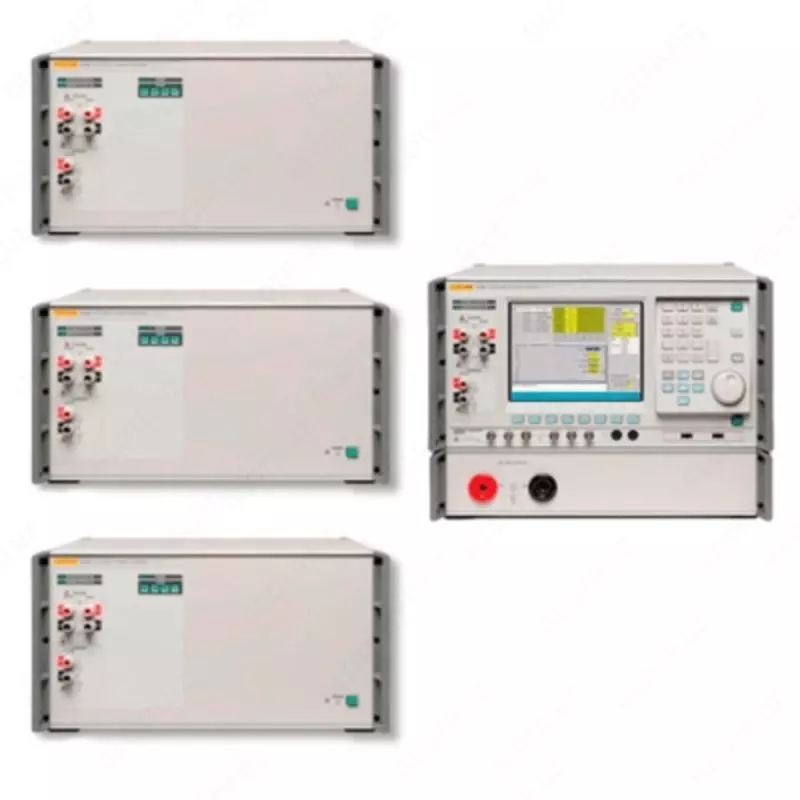 Fluke 6145A — четырехфазная система (один основной эталон Fluke 6105A и три вспомогательных эталона Fluke 6106A)