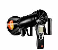 testo 417 комплект 2 — анемометр с набором воронок и выпрямителем потока