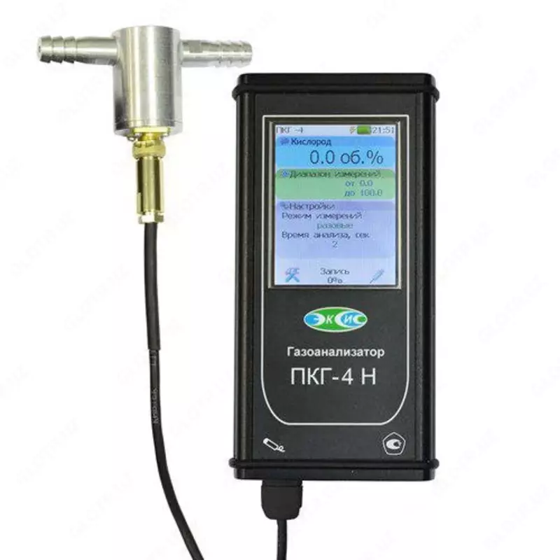 ПКГ-4 Н-К-М-Т с ИПК-02 — портативный газоанализатор кислорода с выносным зондом ИПК-02