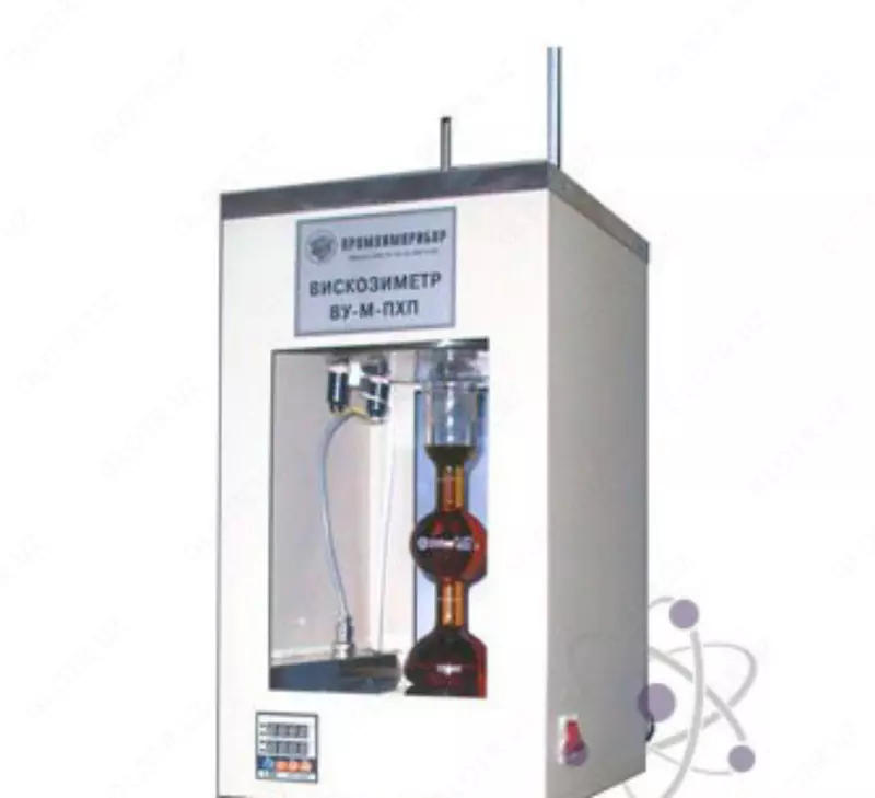 ВУ-М-ПХП — аппарат для определения условной вязкости (времени истечения) жидких сред  дающих непрерывную струю в течение всего времени истечения (мазутов и аналогичных продуктов) с автоматическим под