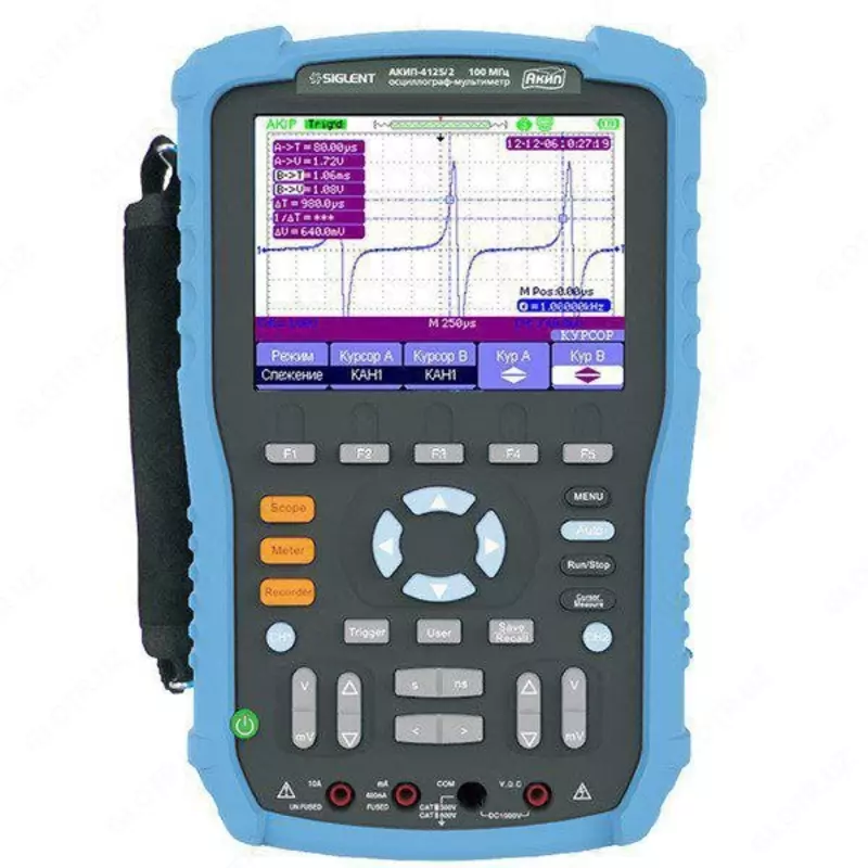 АКИП-4125/3А — осциллограф-мультиметр цифровой запоминающий 2-х канальный