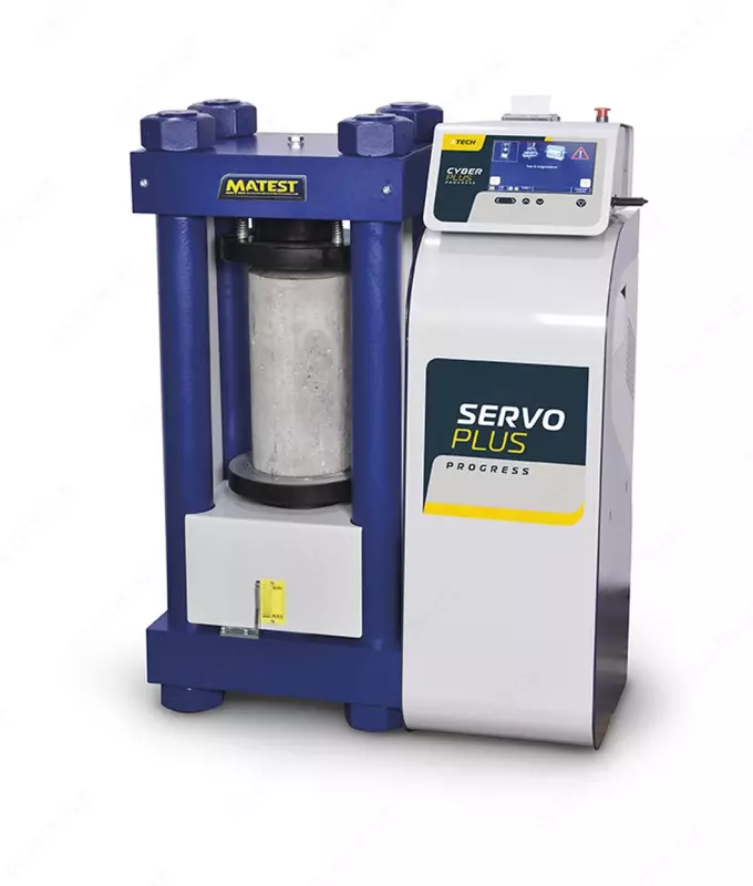 Машина для прессования бетона 1500 кН автоматическая  с сервоприводом-Plus Progress