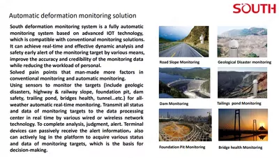   SOUTH DMS deformatsiyalarni monitoring qilishning professional tizimi