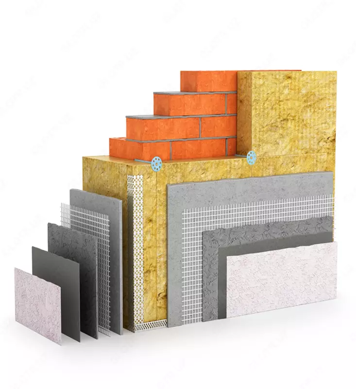 BASALT WOOL FACADE STANDART 1200x600мм