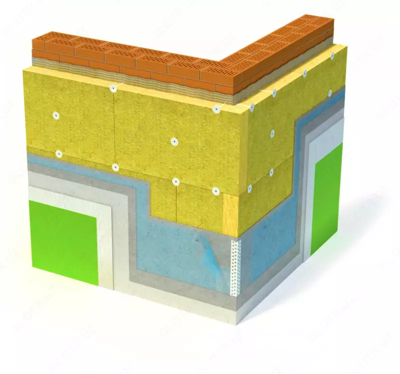 BASALT WOOL FACADE LUXE 1200x600mm