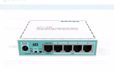 Маршрутизатор 5 портов hex RB750GR3 MIKROTIK ROUTER