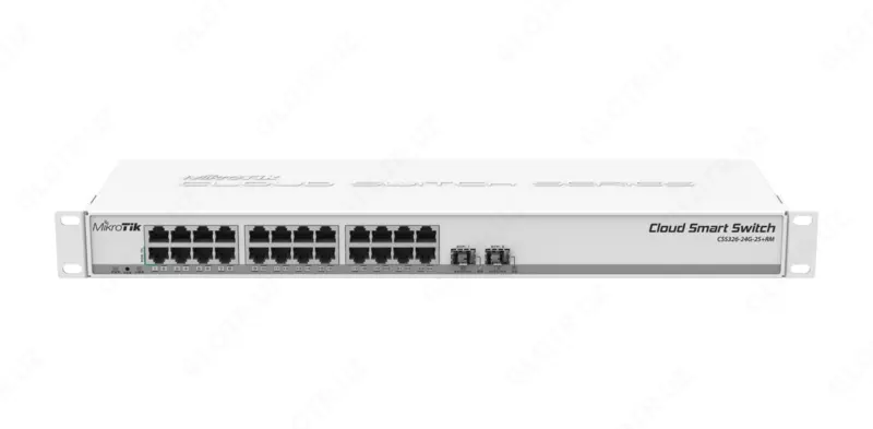 Коммутатор уровня L2 MikroTik CSS326-24G-2S+RM