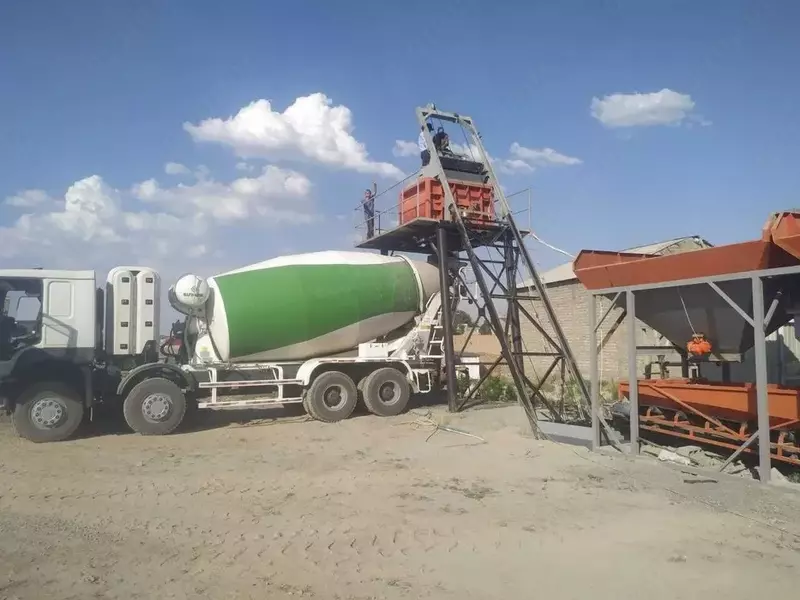 Бетоносмесительный мини завод