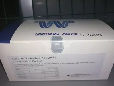 Экспресс - тест для диагностики сифилиса WANTAI Bio-Pharm (50 шт)