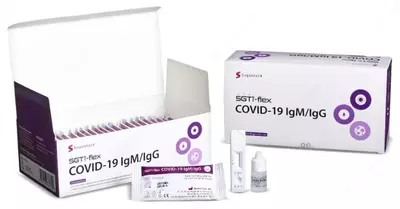 Экспресс - тест для определения антител IgM и IgG к COVID-19 (25 шт) Южная Корея