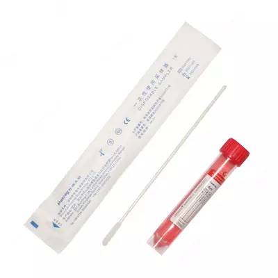  Одноразовый ПЦР набор для забора проб Disposable virus sampling tube kit (30 тестов) - 