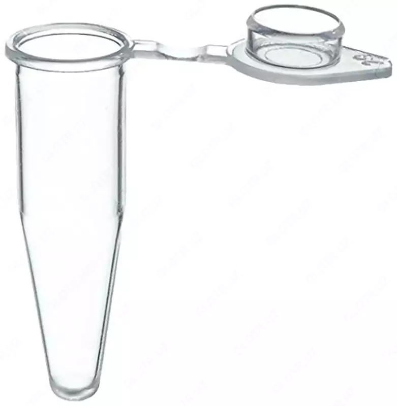Shaffof tekis qopqoqli PCR naychalari (0 2 ml) 1000 dona