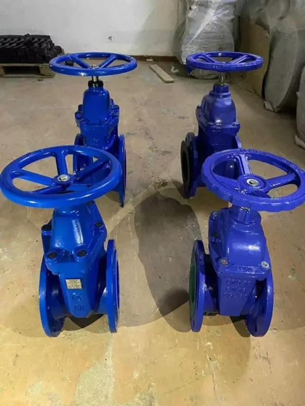 Задвижка с обрезиненным клином Китай.