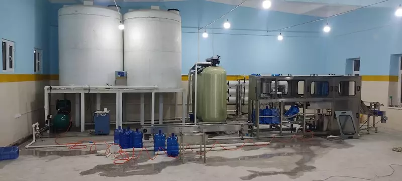 2021 год, Кашкадарьинская обл., г.Карши, Цех по производству воды , мощность: 6 м3/ч