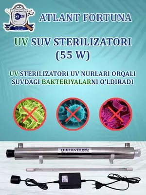 Ultrabinafsha (UV) suv sterilizatori 55 W