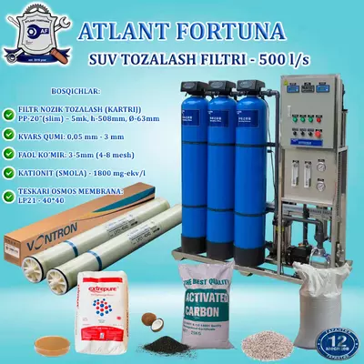 AF-500A teskari osmos tizimi