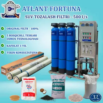 AF-500A teskari osmos tizimi