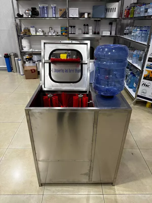 Полуавтоматическое оборудование для мойки 19 литровых бутылей, модель BS-1